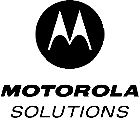black and white motorola solutions logo